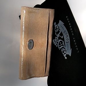 BUNDLE -NWT | DX TOUCH | Leather-2 EARRING GOLDEN COLORS